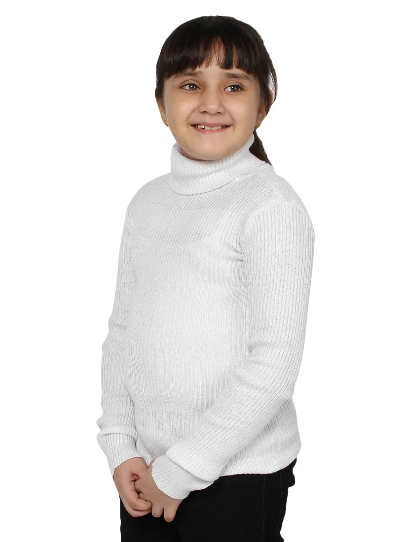 White High-Neck Skivvy thumbnail 2
