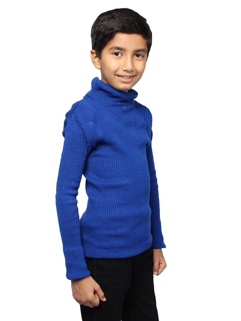 Blue High-Neck Skivvy thumbnail 3