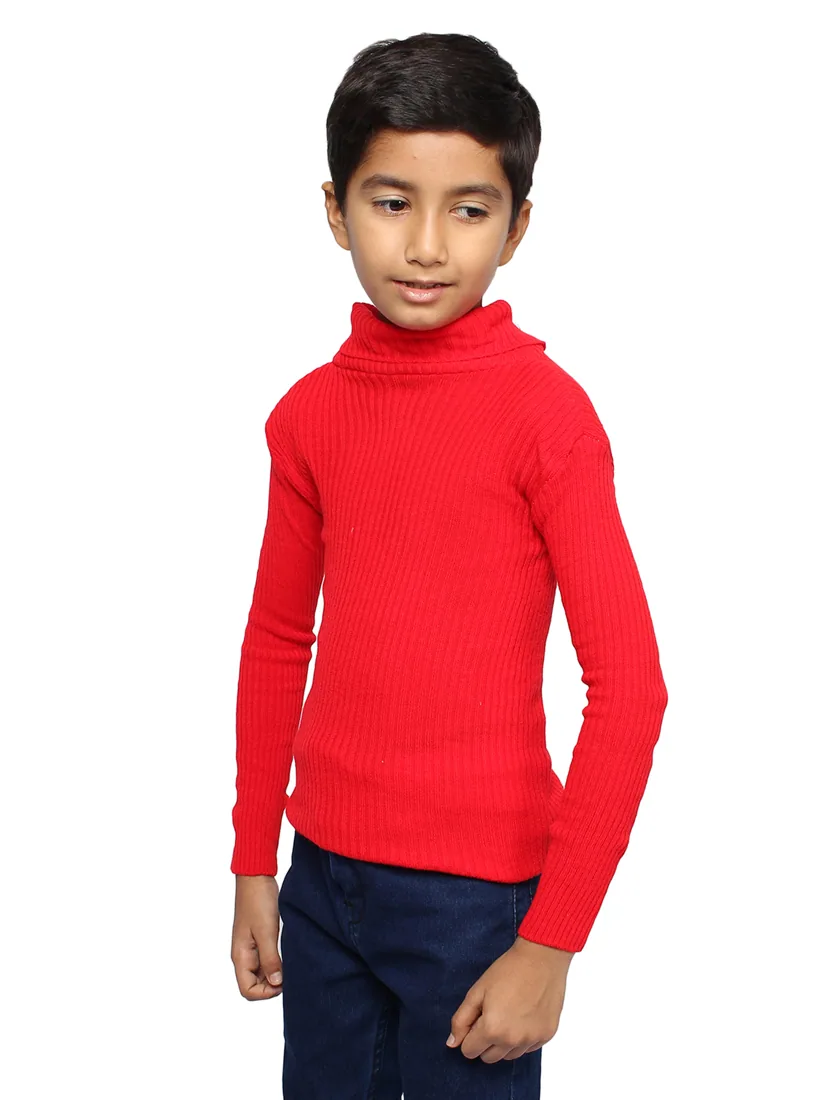 Red High-Neck Skivvy thumbnail 2