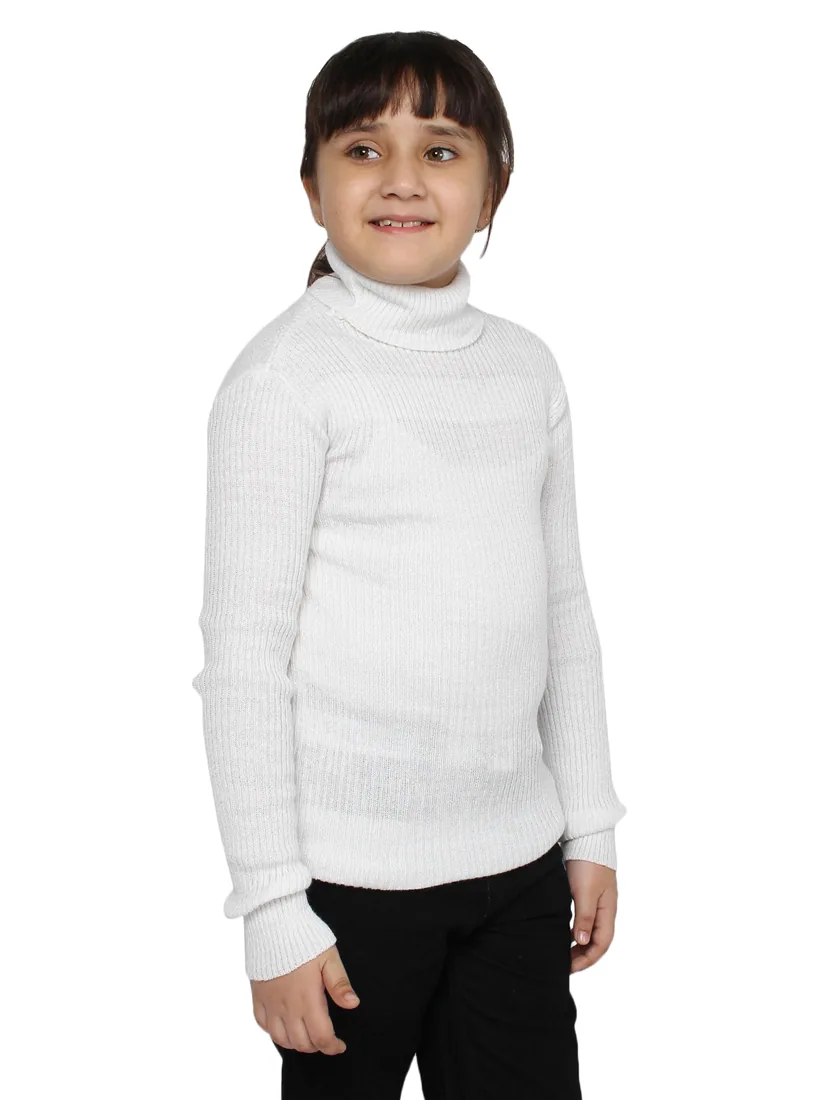 White High-Neck Skivvy thumbnail 4