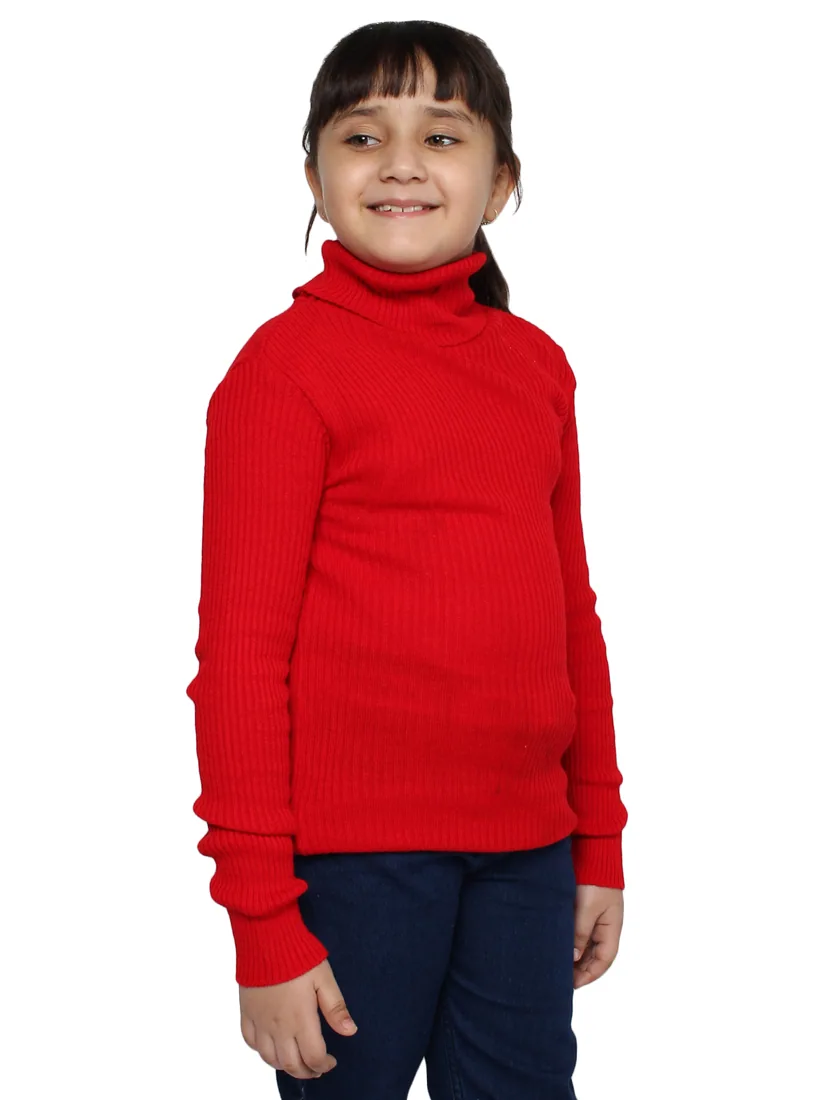 Red High-Neck Skivvy thumbnail 3
