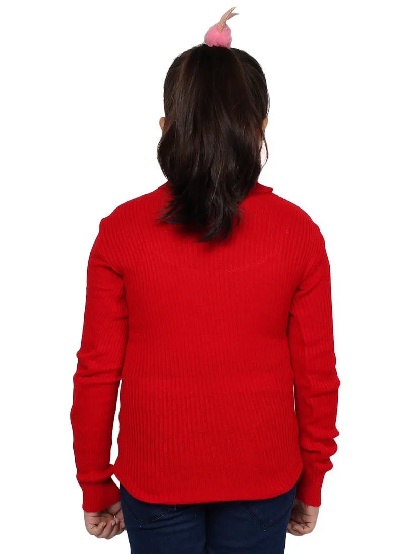 Red High-Neck Skivvy thumbnail 4