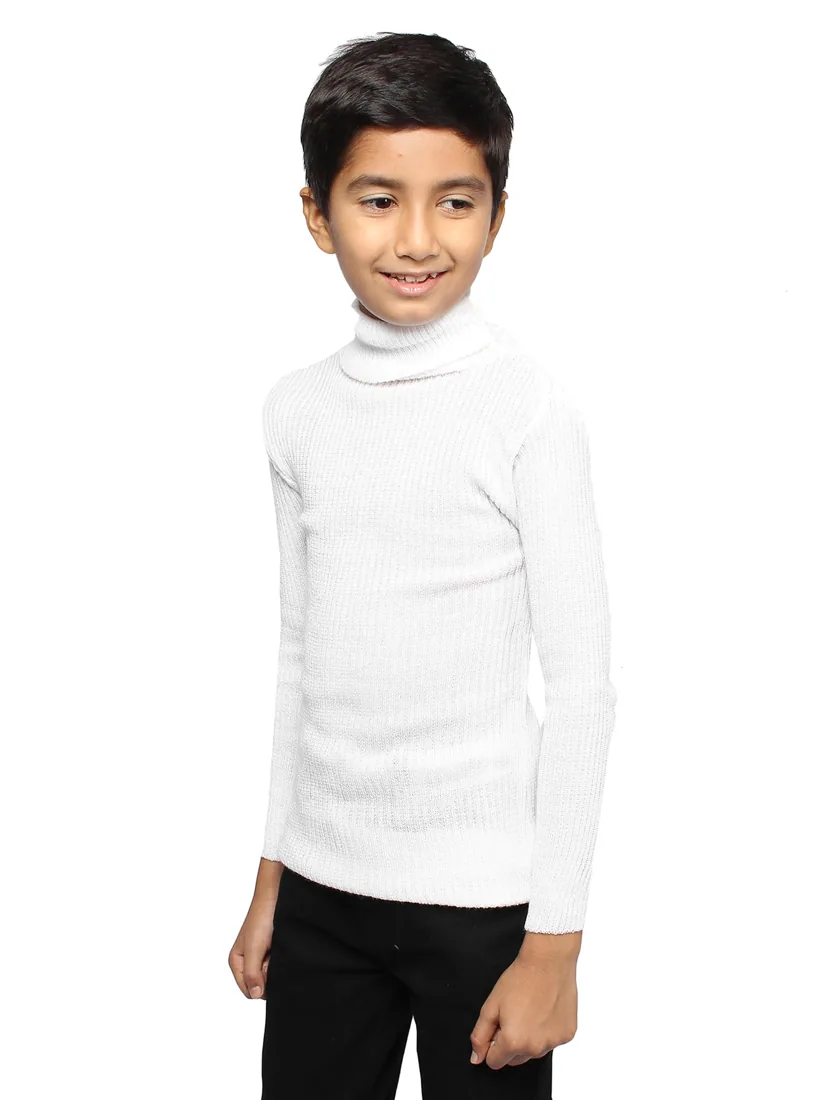 White High-Neck Skivvy thumbnail 2