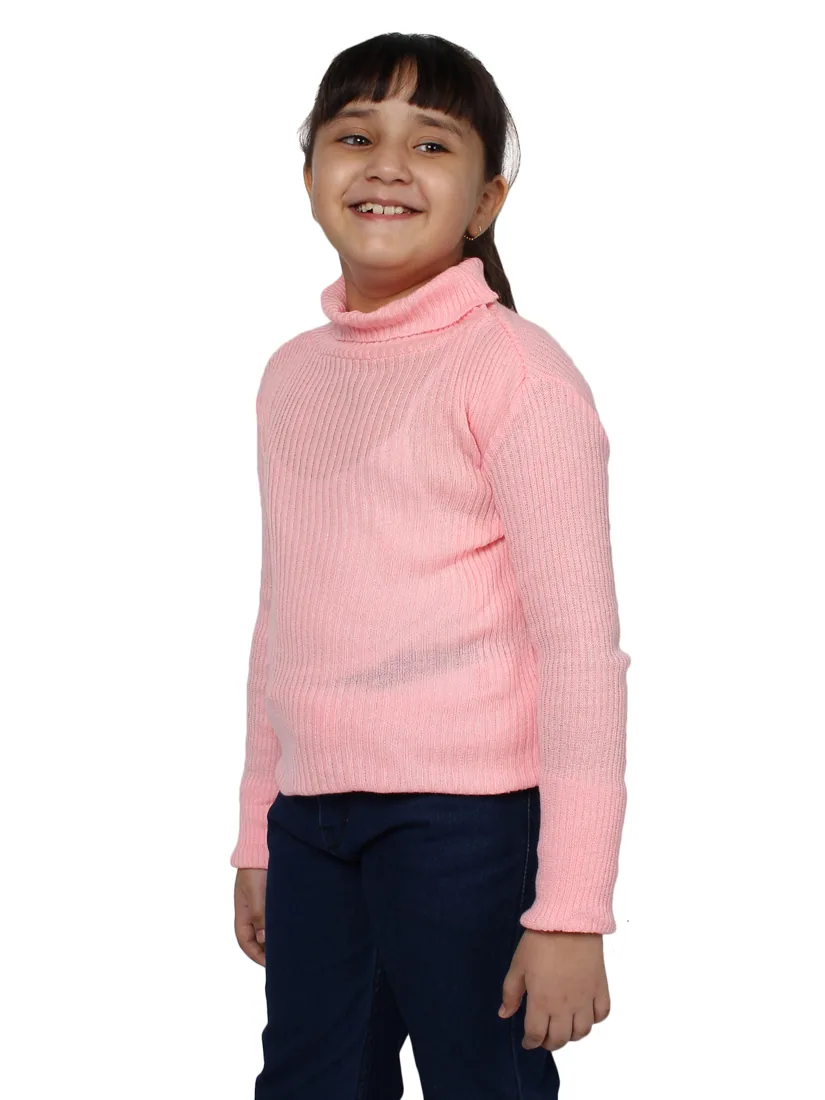 Blush Pink High-Neck Skivvy thumbnail 3
