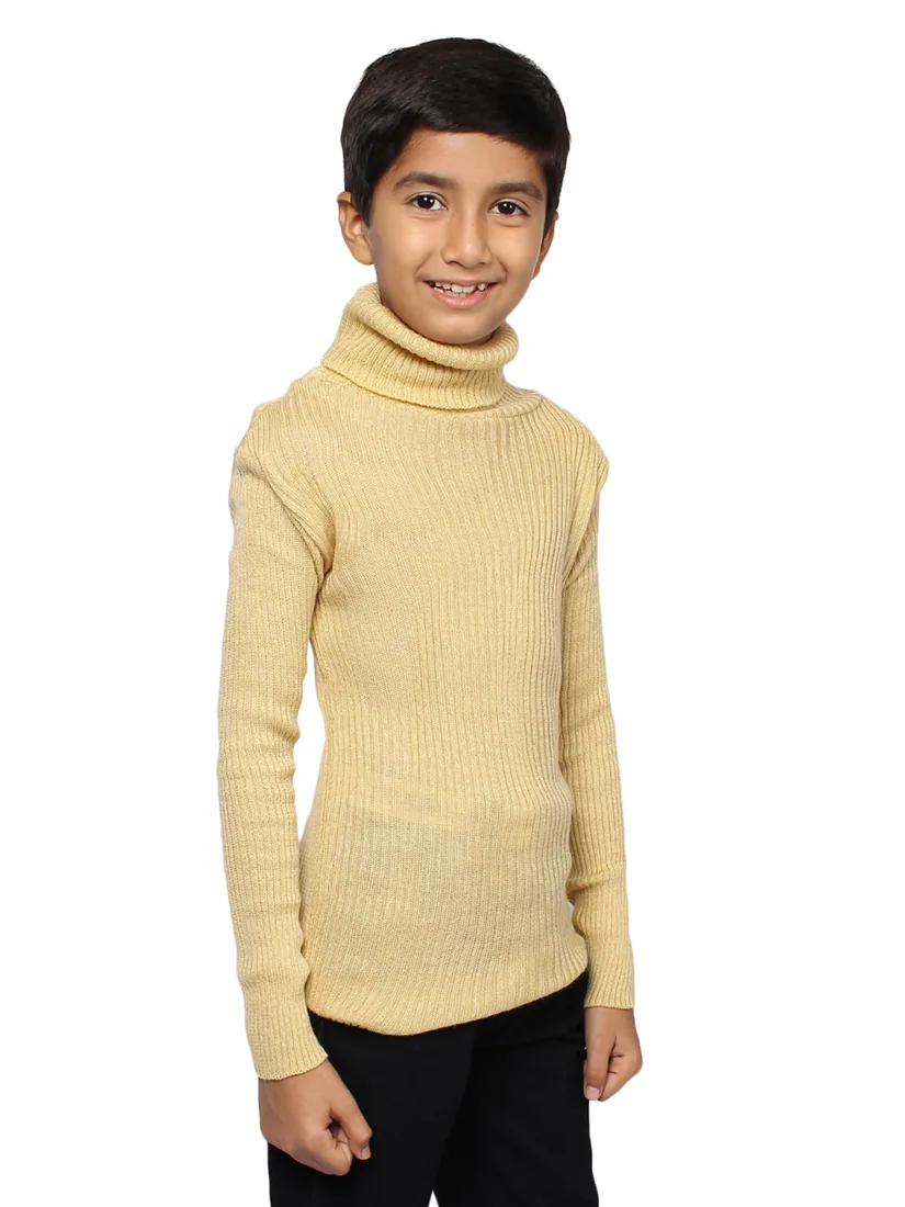 Beige High-Neck Skivvy thumbnail 3