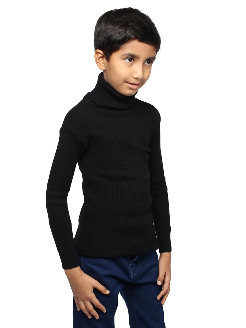 Black High-Neck Skivvy thumbnail 3