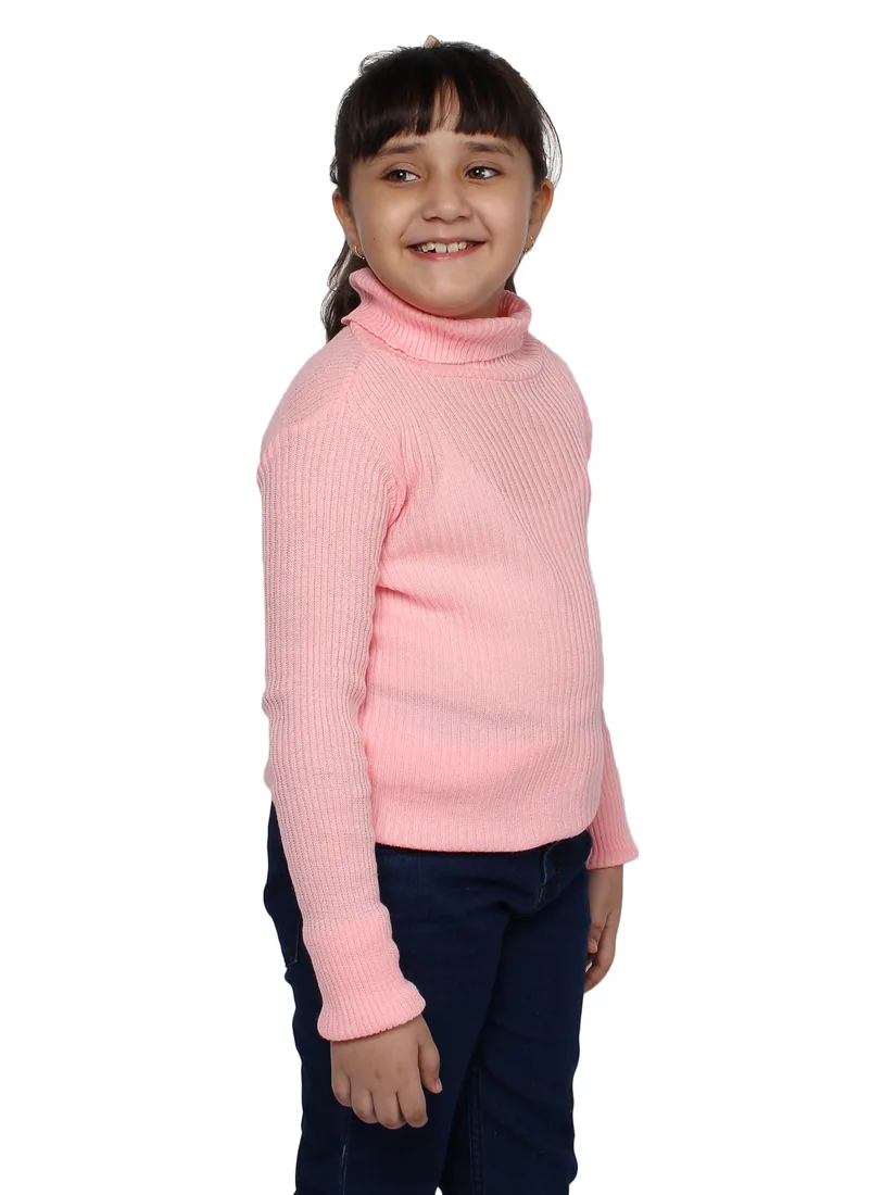 Blush Pink High-Neck Skivvy thumbnail 4