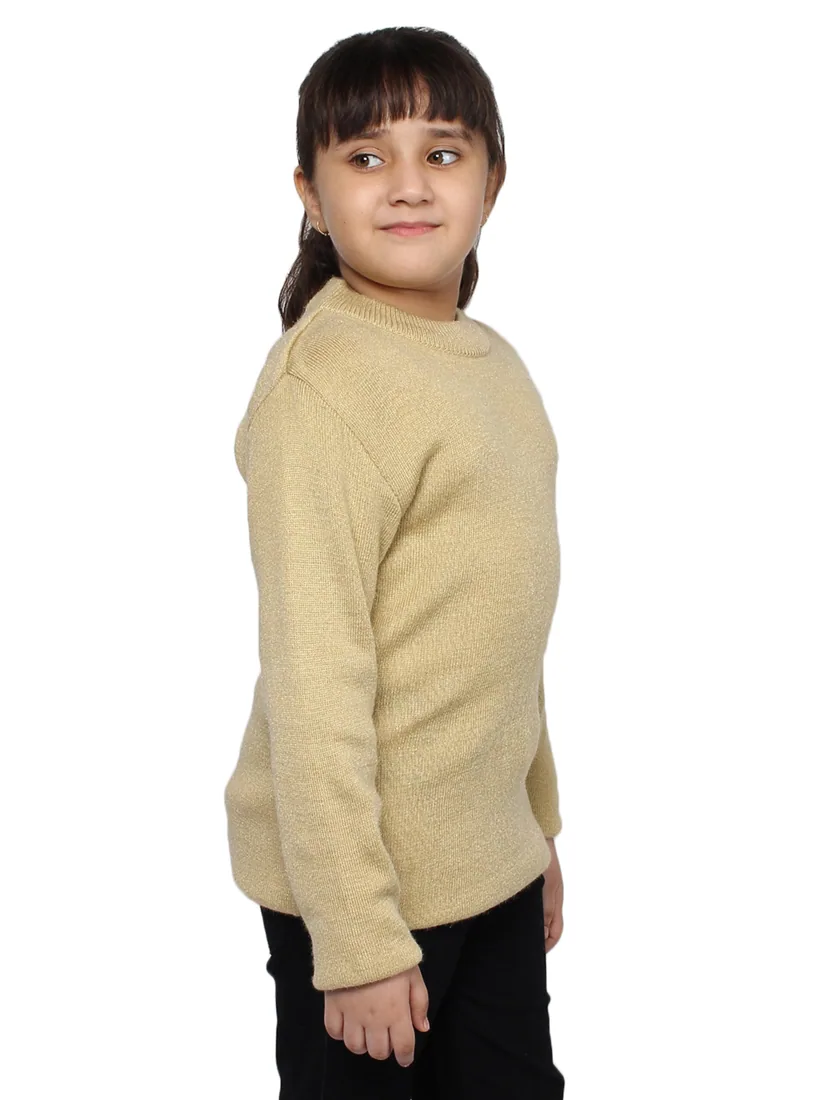 Beige Knit Round-Neck Skivvy thumbnail 3