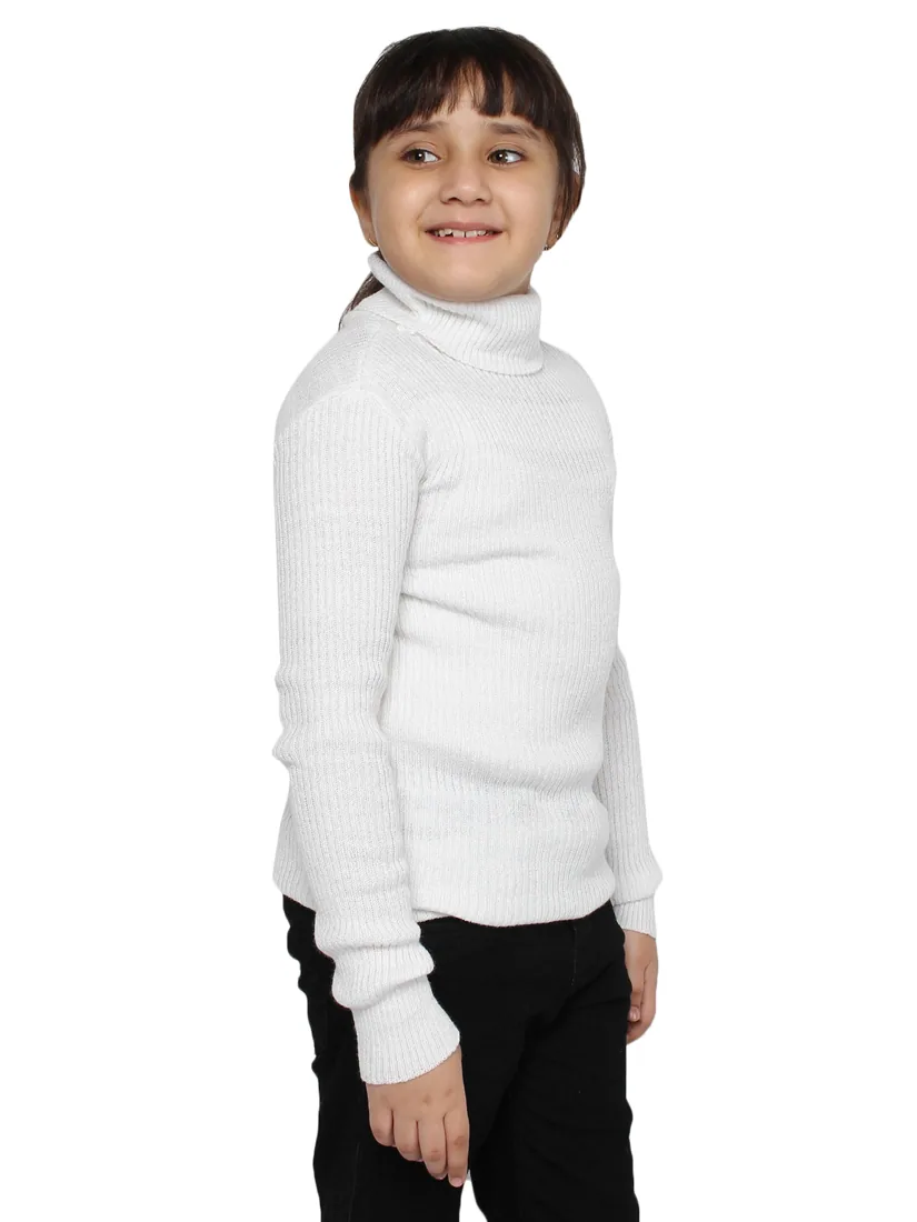 White High-Neck Skivvy thumbnail 3