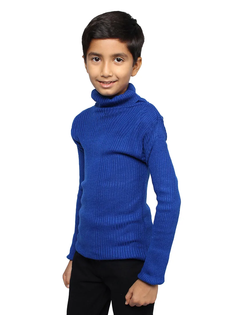 Blue High-Neck Skivvy thumbnail 2