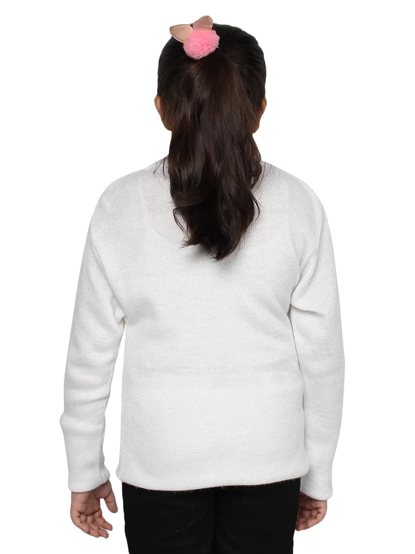 White Knit Round-Neck Skivvy thumbnail 4